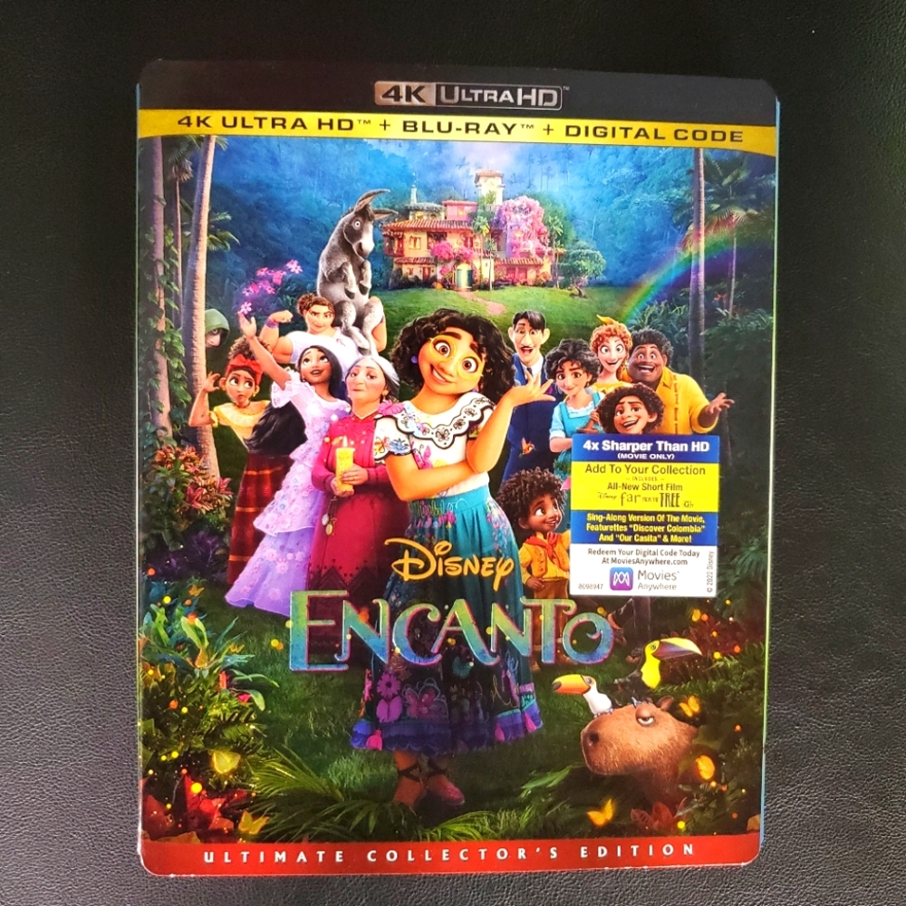 Disney Encanto bluray DVD digital code  new unopened
